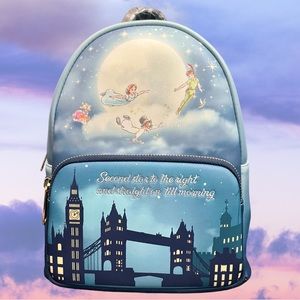 Loungefly Peter Pan Second Star Glow Backpack